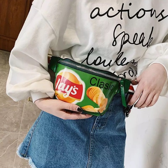Potato Chip Fanny Pack Waist Pouch - Picture 3 of 4